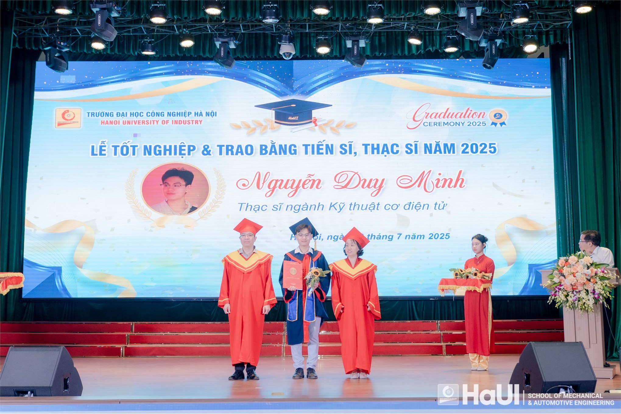 Tân thạc sĩ 2025 Trường Cơ khí – Ô tô: Nguồn nhân lực tinh hoa sẵn sàng cho cách mạng công nghiệp tương lai