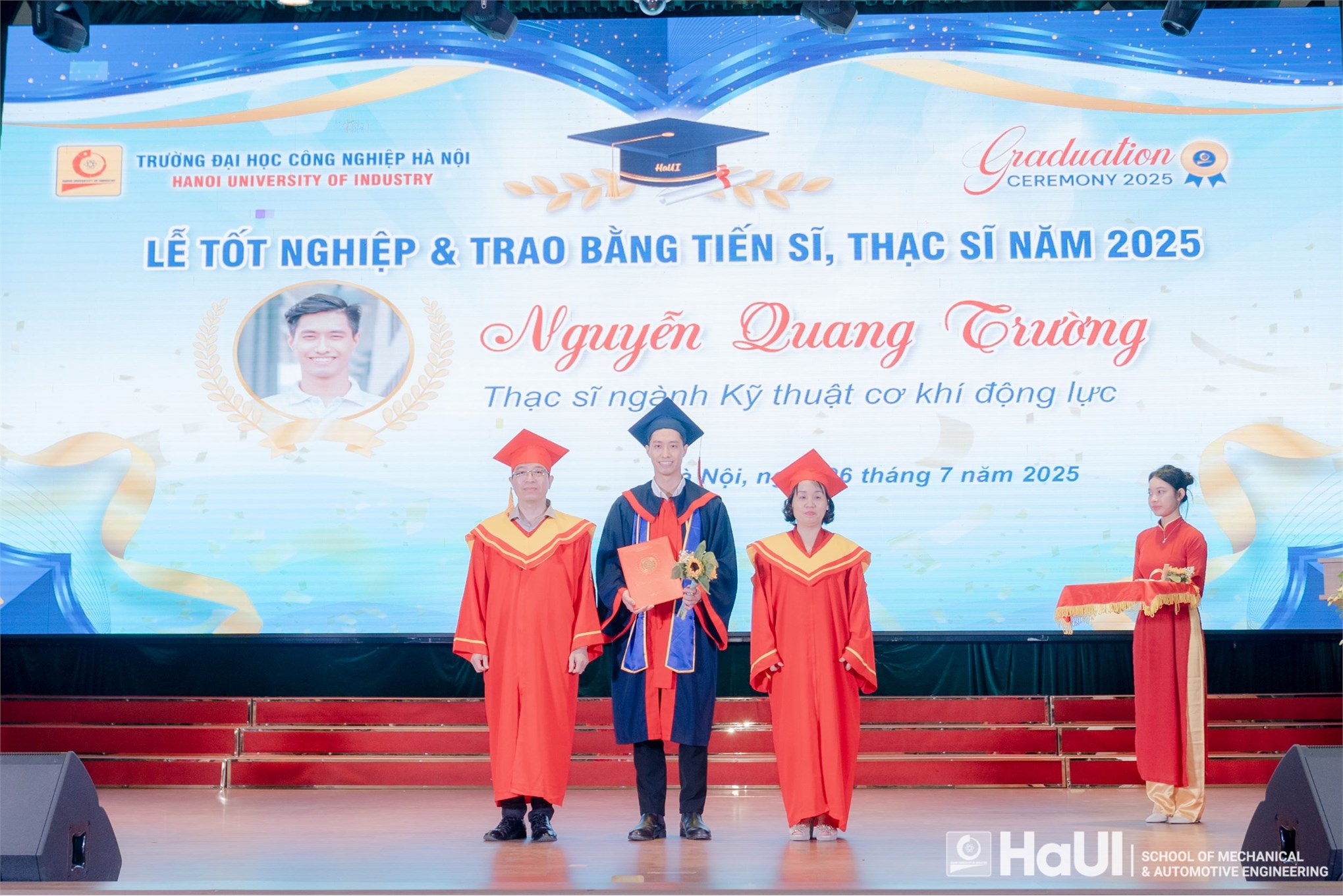 Tân thạc sĩ 2025 Trường Cơ khí – Ô tô: Nguồn nhân lực tinh hoa sẵn sàng cho cách mạng công nghiệp tương lai
