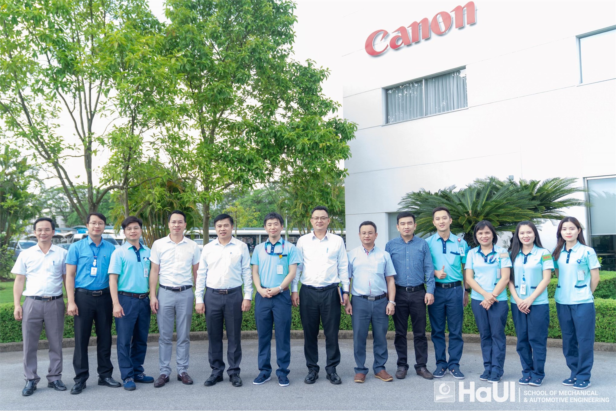 Trường Cơ khí – Ô tô và Công ty TNHH Canon Việt Nam ký kết hợp tác chiến lược, nâng cao chất lượng đào tạo và nghiên cứu