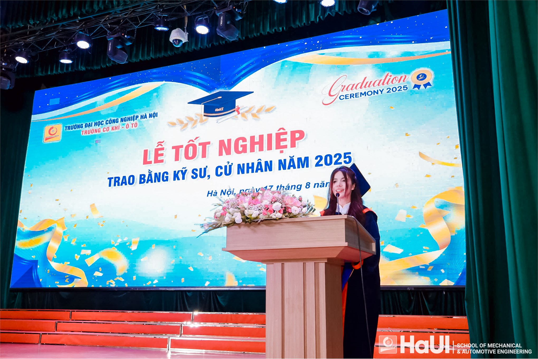 Lễ tốt nghiệp 2025, Trường Cơ khí - Ô tô – Hành trình mới bắt đầu từ tri thức và đam mê