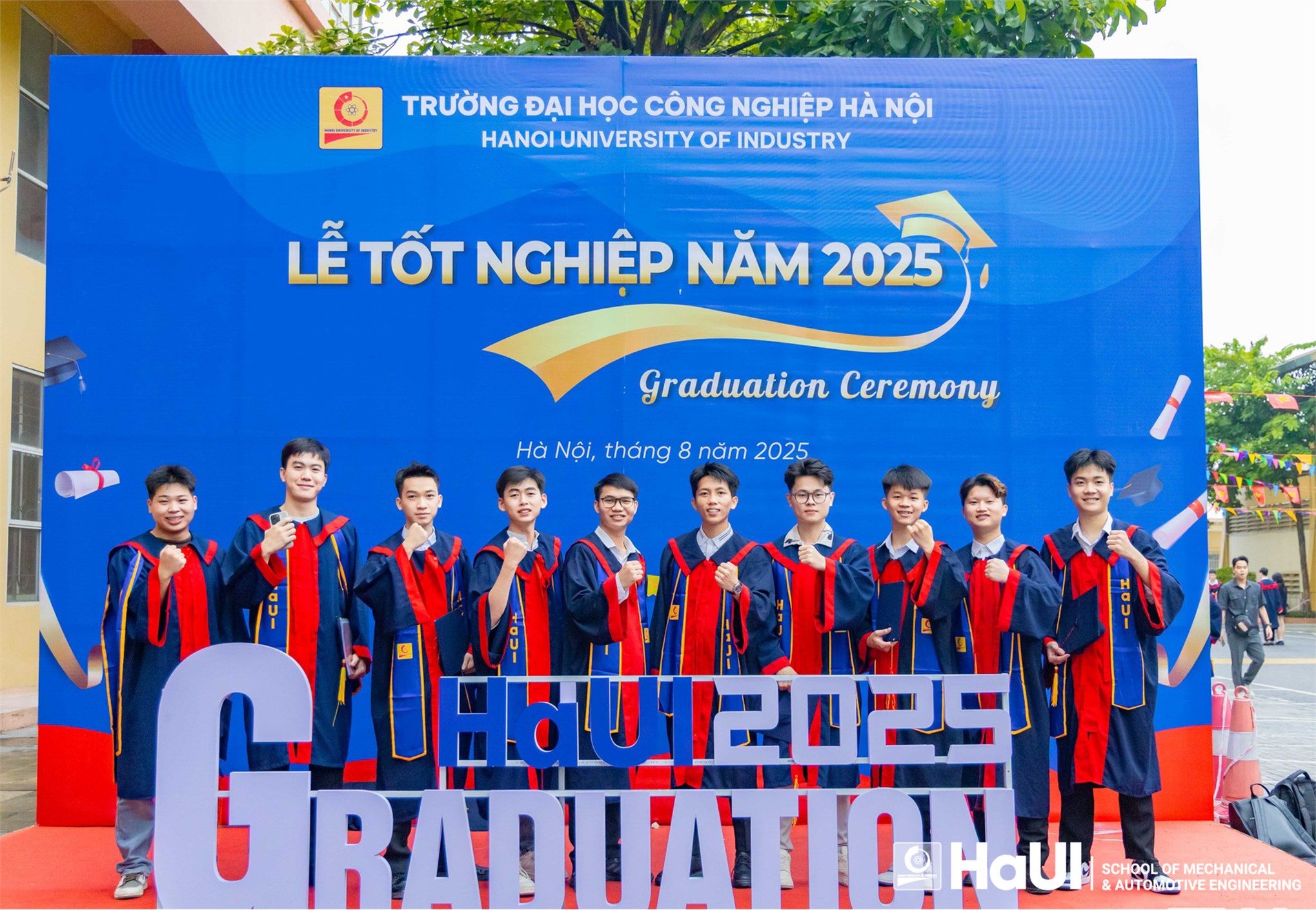 Lễ tốt nghiệp 2025, Trường Cơ khí - Ô tô – Hành trình mới bắt đầu từ tri thức và đam mê