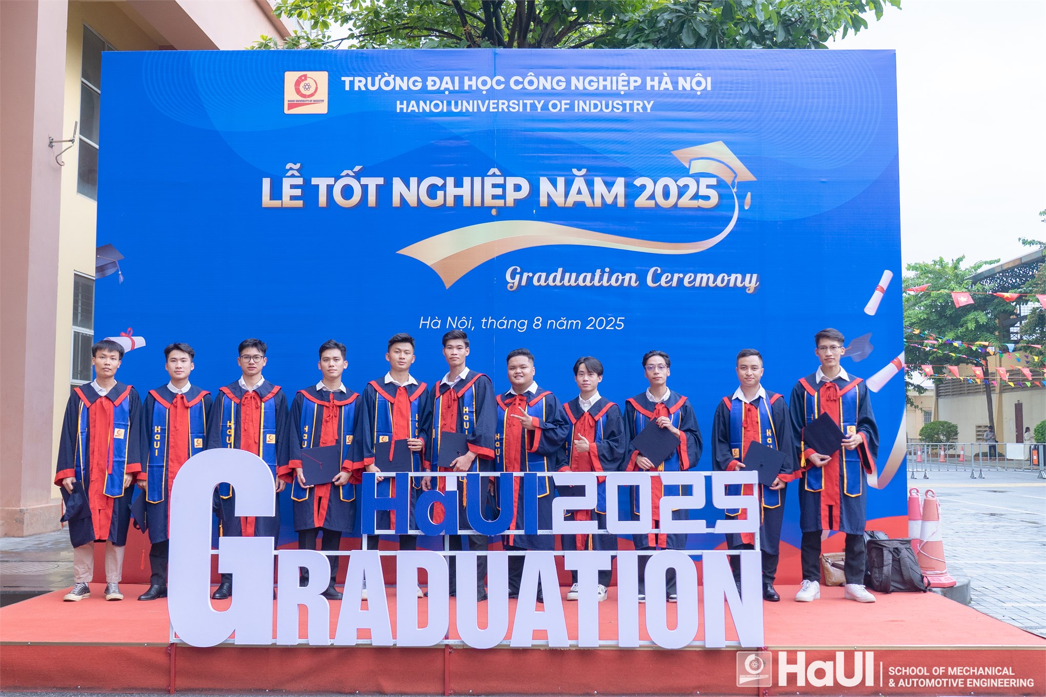Lễ tốt nghiệp 2025, Trường Cơ khí - Ô tô – Hành trình mới bắt đầu từ tri thức và đam mê