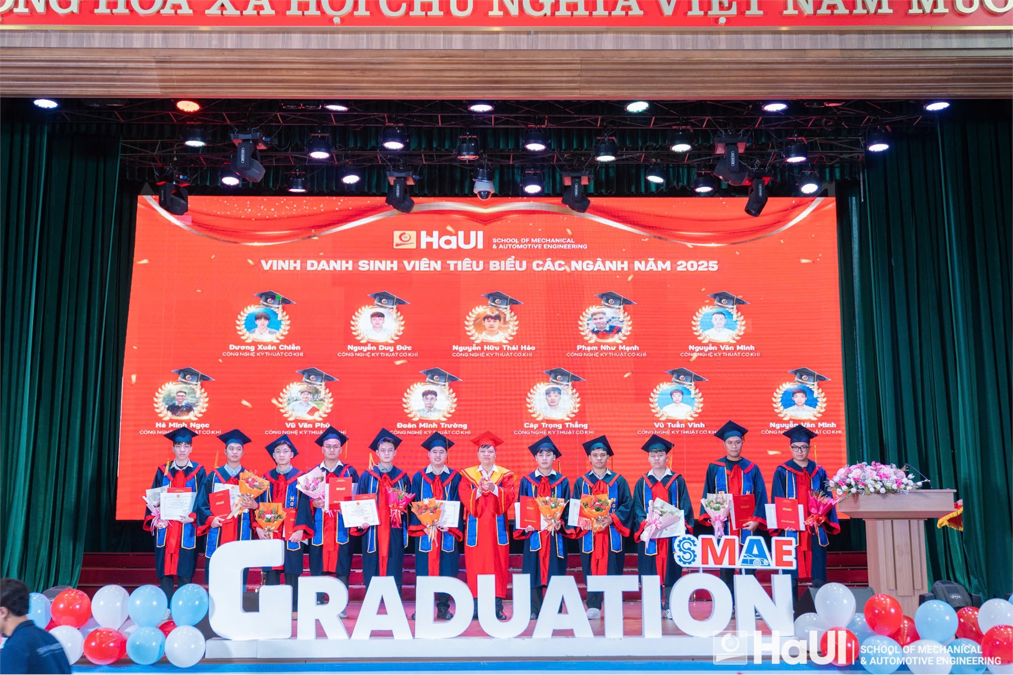 Lễ tốt nghiệp 2025, Trường Cơ khí - Ô tô – Hành trình mới bắt đầu từ tri thức và đam mê