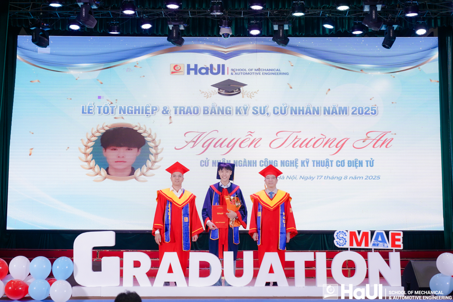 Lễ tốt nghiệp 2025, Trường Cơ khí - Ô tô – Hành trình mới bắt đầu từ tri thức và đam mê
