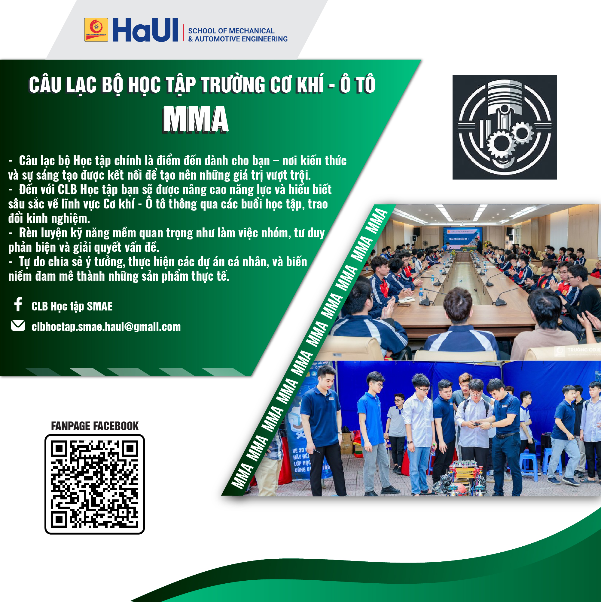 GIỚI THIỆU CÁC CÂU LẠC BỘ/ĐỘI THUỘC TRƯỜNG CƠ KHÍ - Ô TÔ