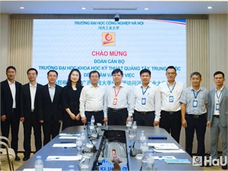 HaUI enhances international collaboration in training for new energy vehicle technology