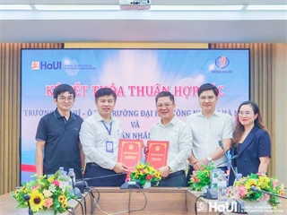 Partnership signing between School of Mechanical and Automotive Engineering and Hong Ha Human Resource Joint Stock Company: Elevating the quality of international human resource