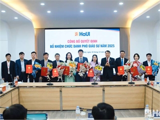 Tôn vinh 11 Phó giáo sư năm 2025, Đại học Công nghiệp Hà Nội khẳng định tầm vóc đại học đổi mới sáng tạo