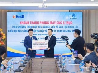 Integrating advanced manufacturing technology into training: Hanoi University of Industry inaugurated 5-Axis CNC Machine Room.