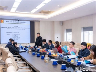 Nghiệm thu đề tài nghiên cứu khoa học cấp Trường về nghiên cứu vật liệu màng mỏng trong công nghệ cao