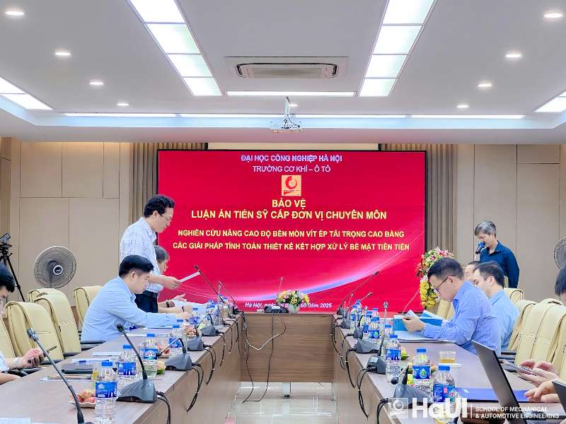 PhD student Nguyen Hong Tien successfully defends department-level doctoral dissertation