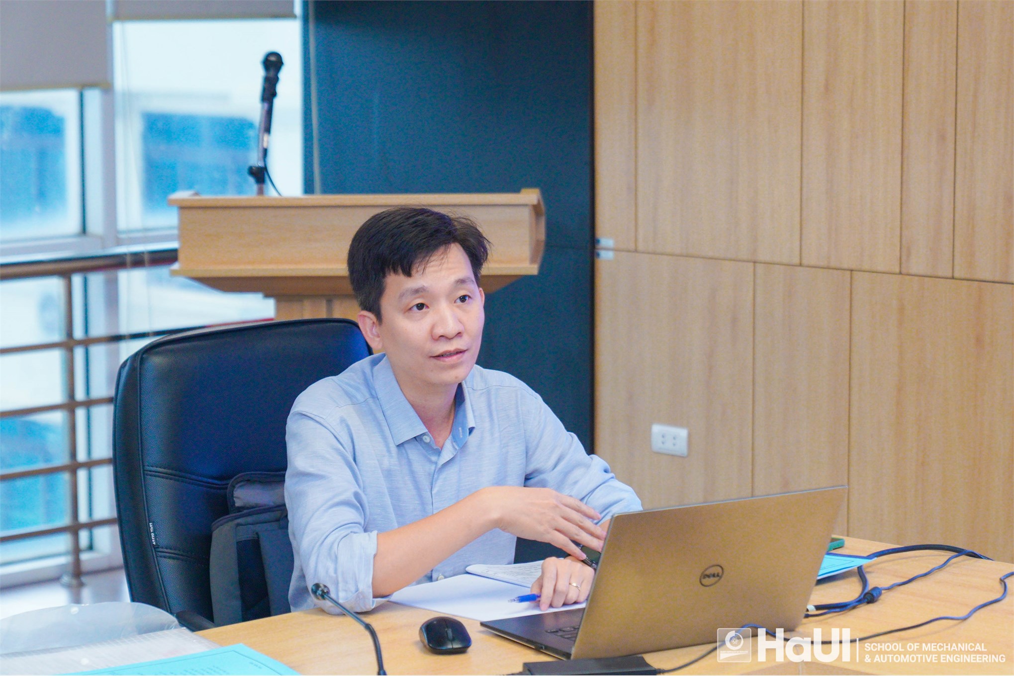 Nghiệm thu thành công đề tài nghiên cứu khoa học cấp trường: “Nghiên cứu giải pháp mô phỏng nhằm đánh giá tình trạng mòn của vít ép mùn cưa ứng dụng tại nhà máy than sạch”
