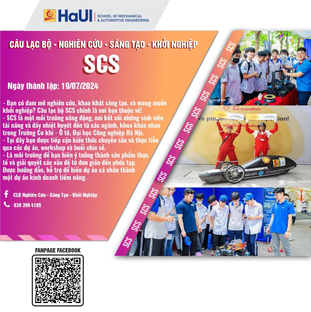 Introducing the Teams and Clubs of School of Mechanical and Automotive Engineering