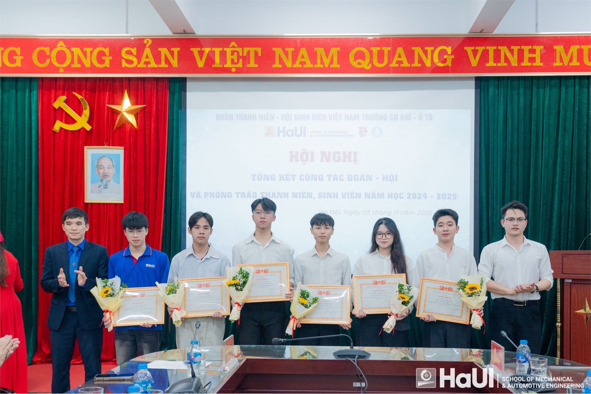 Hội nghị tổng kết Công tác Đoàn và phong trào thanh niên, sinh viên Trường Cơ khí – Ô tô năm học 2024-2025