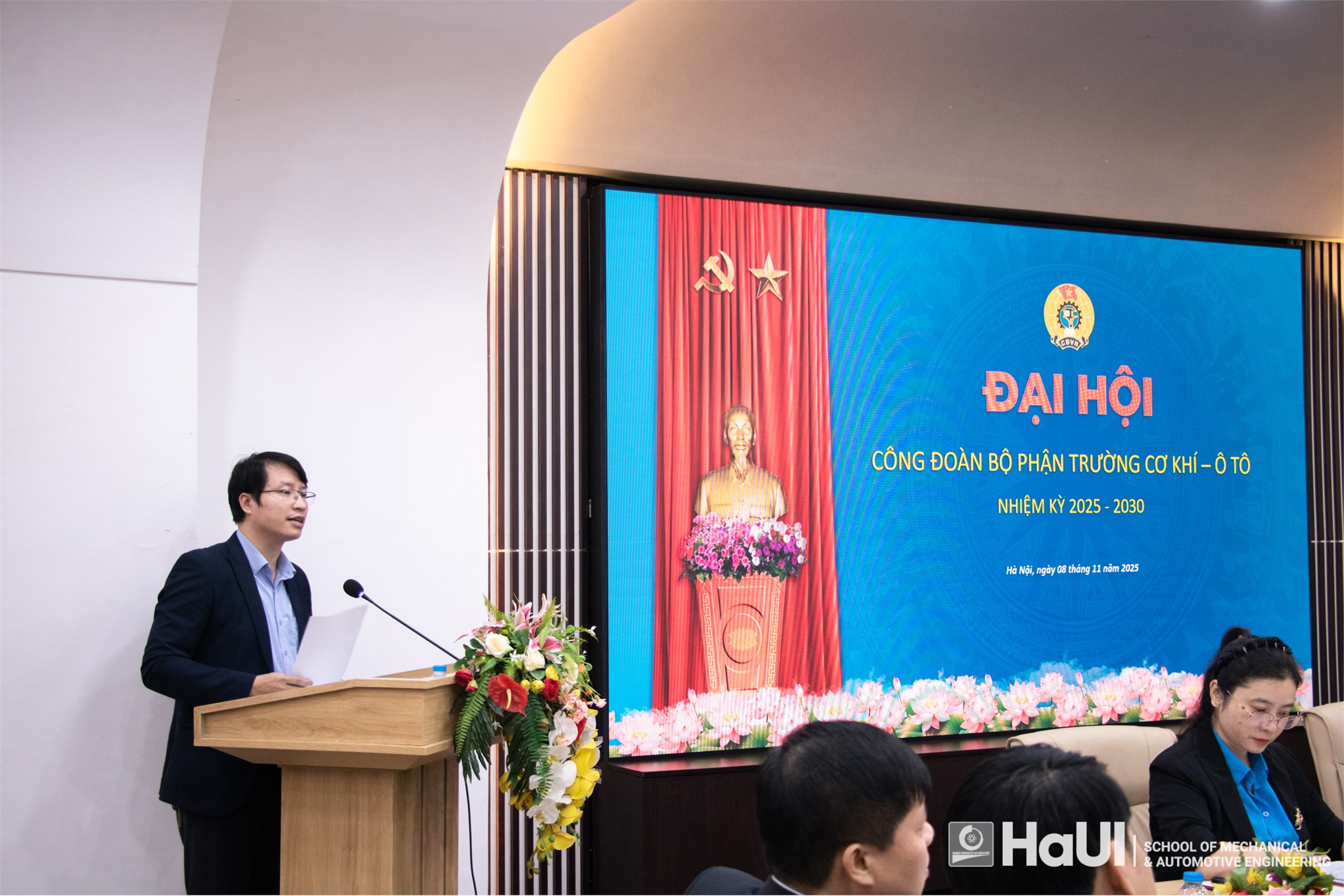 Đại hội Công đoàn bộ phận Trường Cơ khí – Ô tô, nhiệm kỳ 2025-2030: Tiên phong cùng Nhà trường xây dựng đội ngũ vững mạnh và Đại học đổi mới sáng tạo