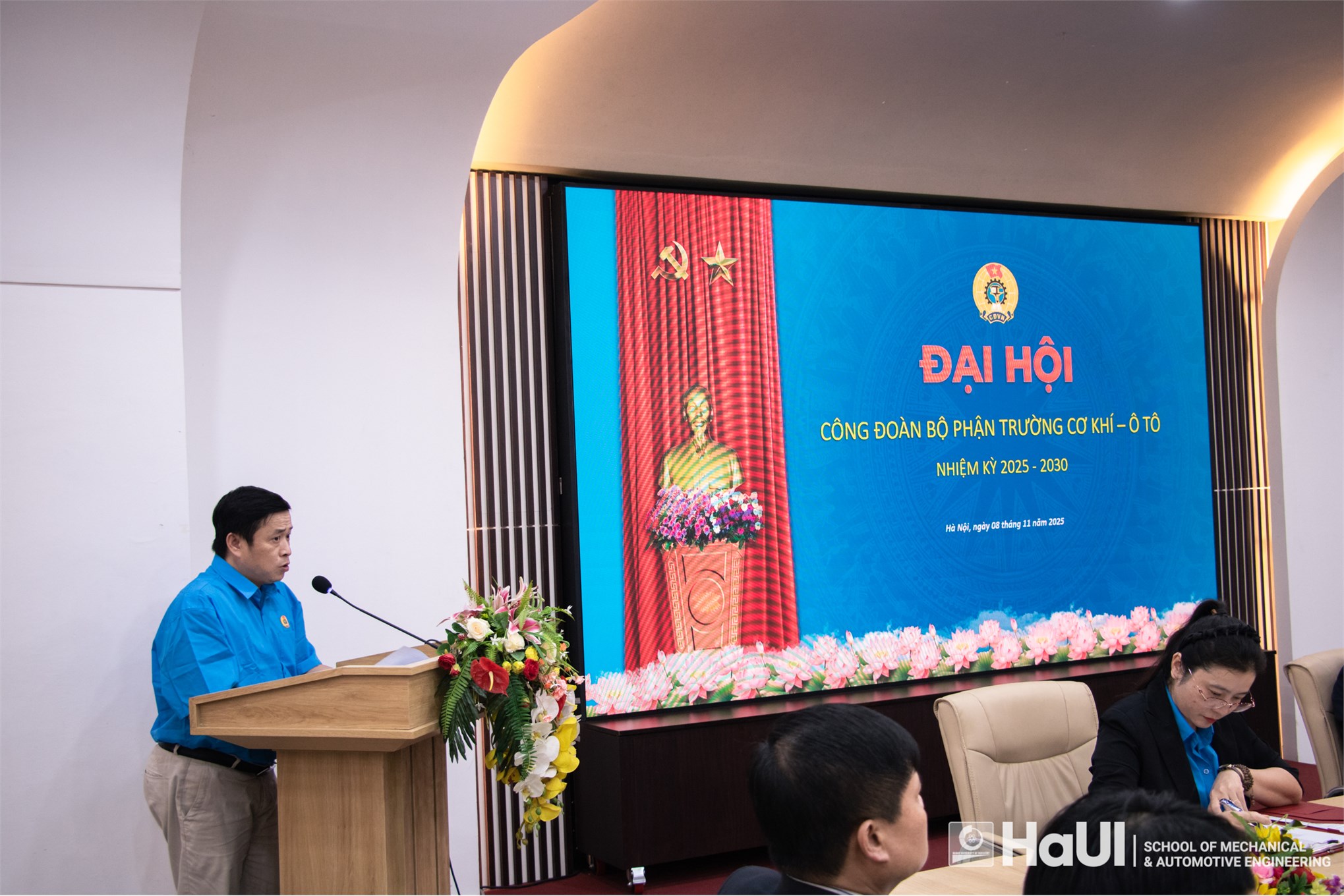 Đại hội Công đoàn bộ phận Trường Cơ khí – Ô tô, nhiệm kỳ 2025-2030: Tiên phong cùng Nhà trường xây dựng đội ngũ vững mạnh và Đại học đổi mới sáng tạo