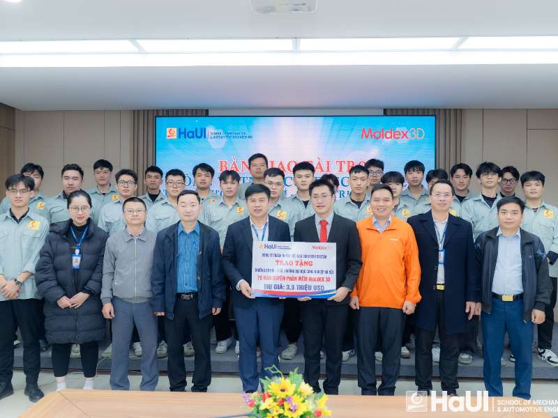 School of Mechanical and Automotive Engineering received Moldex3D software sponsorship from Coretech System Co., Ltd with the value being 3.9 million dollars