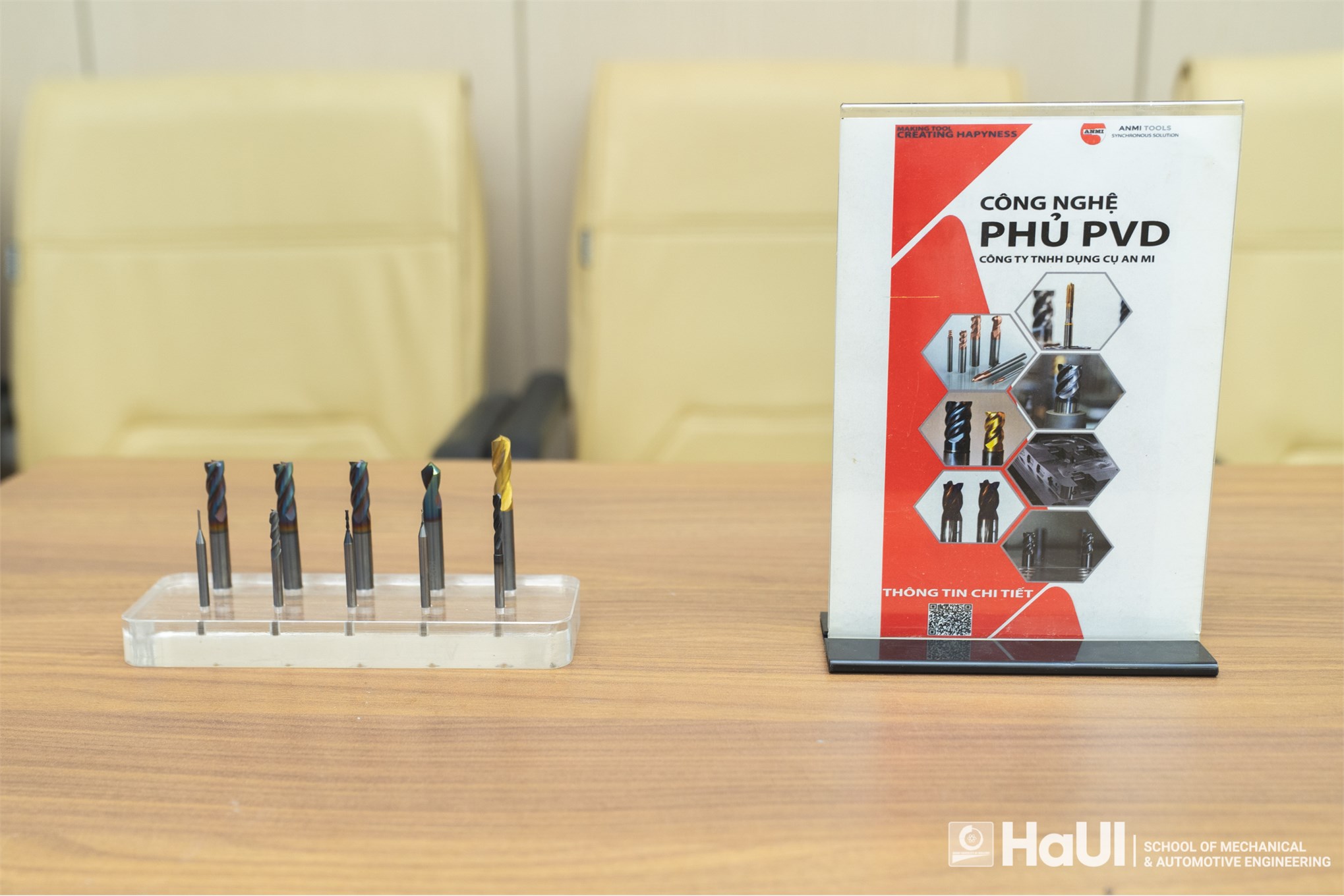 Trường Cơ khí – Ô tô ký kết thỏa thuận hợp tác chiến lược với Công ty TNHH Dụng cụ AnMi, hướng tới xây dựng phòng Lab dụng cụ cắt