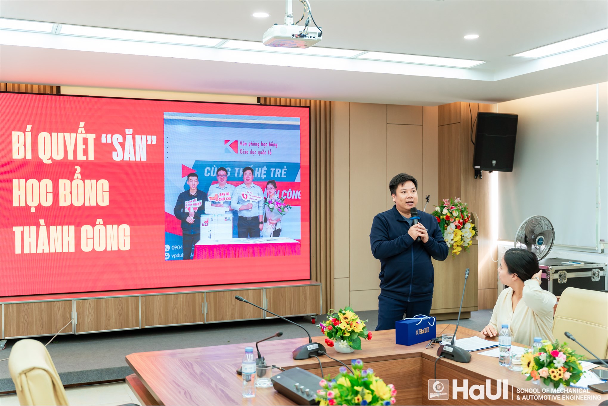 Cơ hội du học và phát triển sự nghiệp cho sinh viên Trường Cơ khí – Ô tô tại chương trình giới thiệu Học bổng Chính phủ Đài Loan – Intense