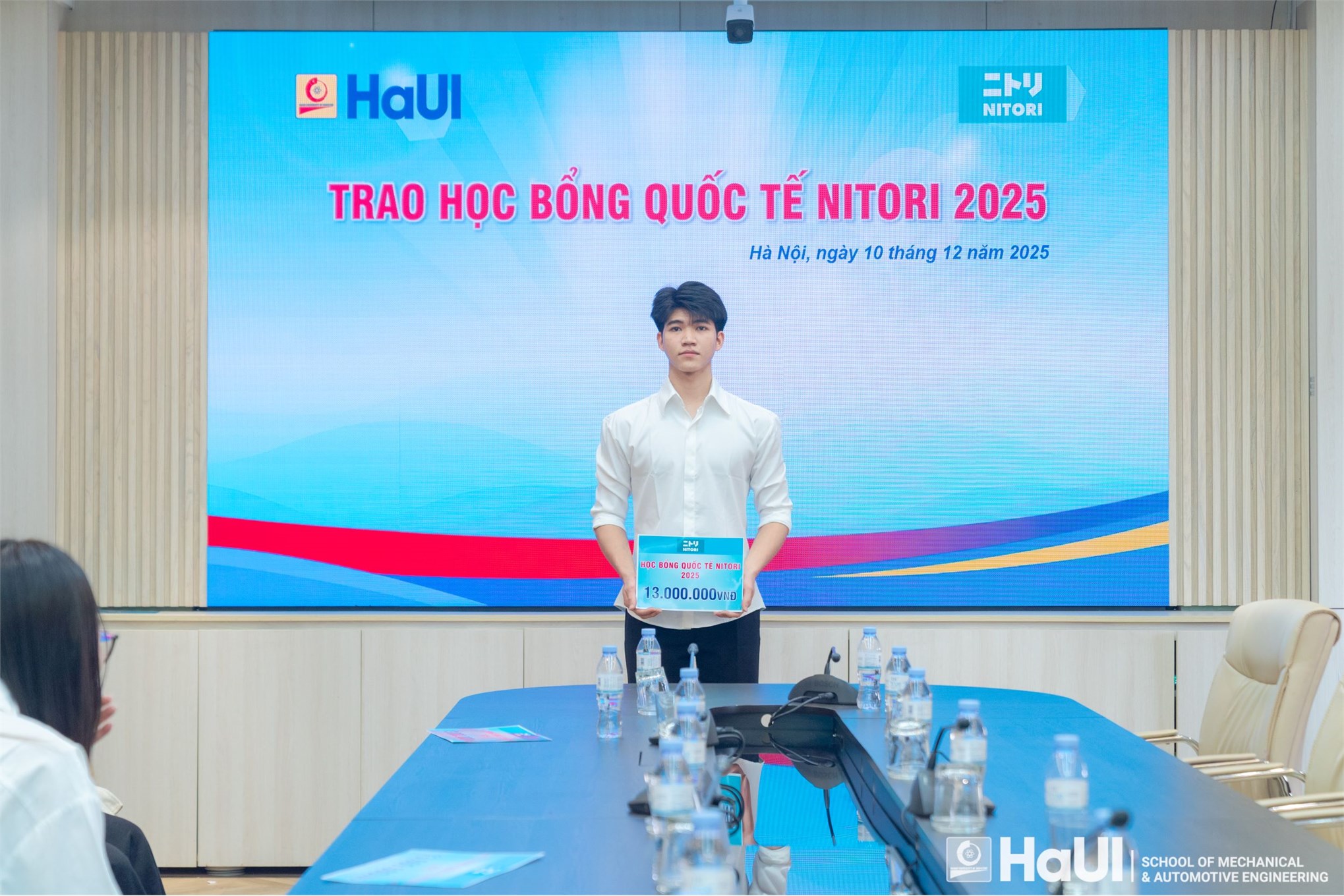 Học bổng Nitori 2025: 4 gương mặt xuất sắc của Trường Cơ khí – Ô tô