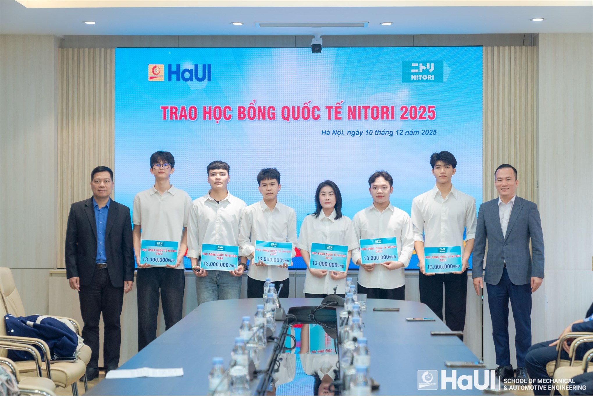 Học bổng Nitori 2025: 4 gương mặt xuất sắc của Trường Cơ khí – Ô tô