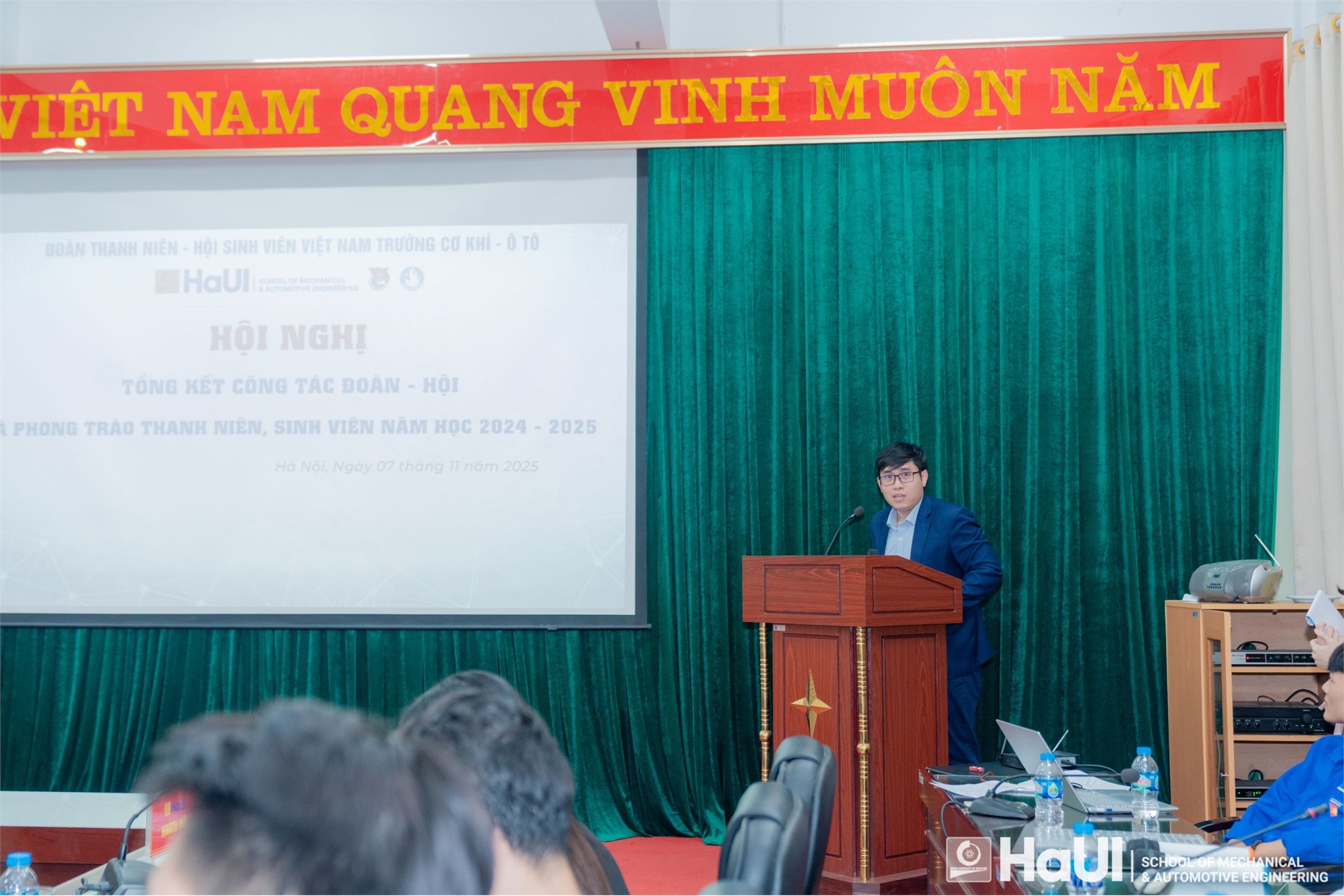 Conference on the Summary of Youth Union Works and Youth and Student Movements of the School of Mechanical Engineering and Automotive Engineering for the 2024–2025 Academic Year