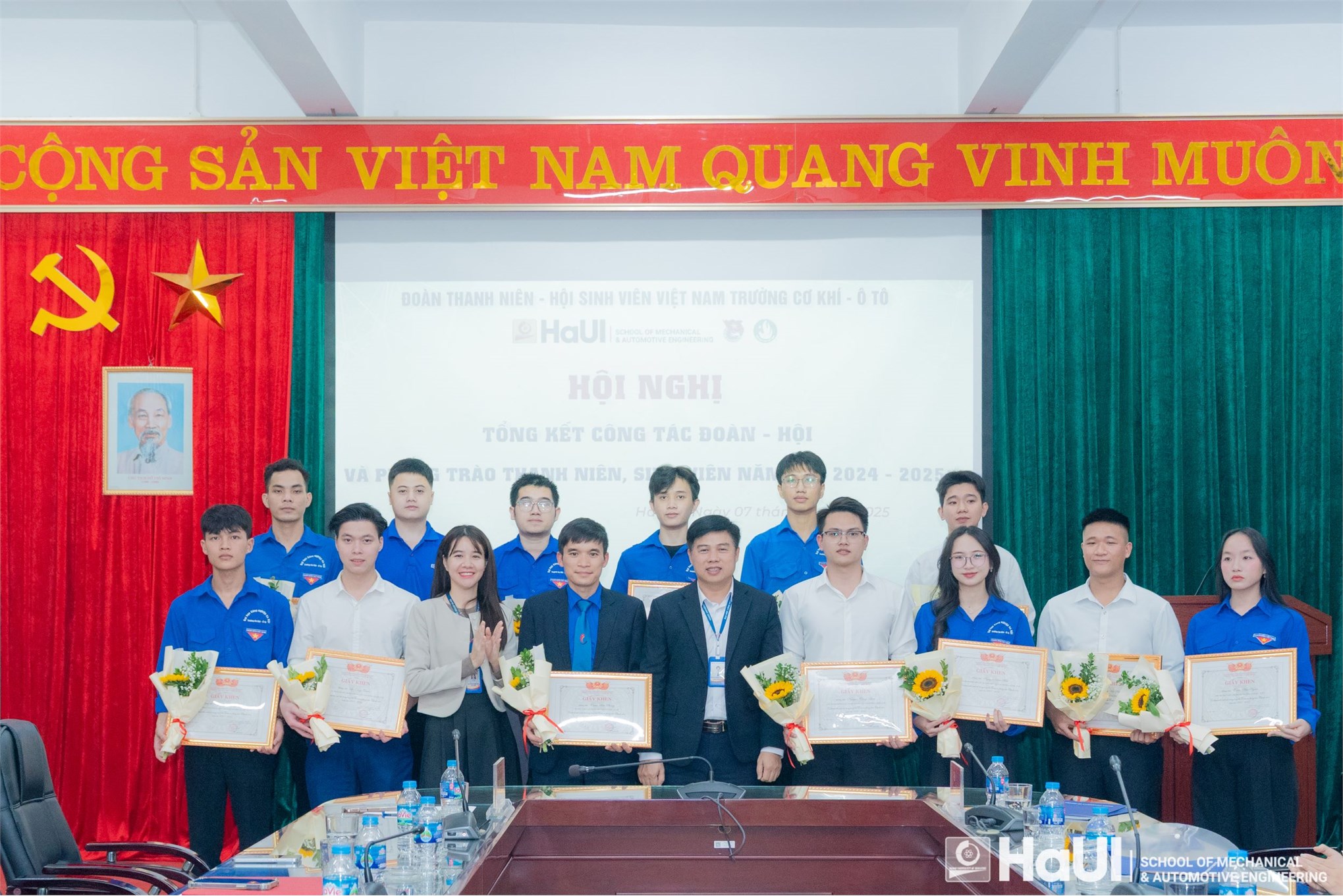 Conference on the Summary of Youth Union Works and Youth and Student Movements of the School of Mechanical Engineering and Automotive Engineering for the 2024–2025 Academic Year