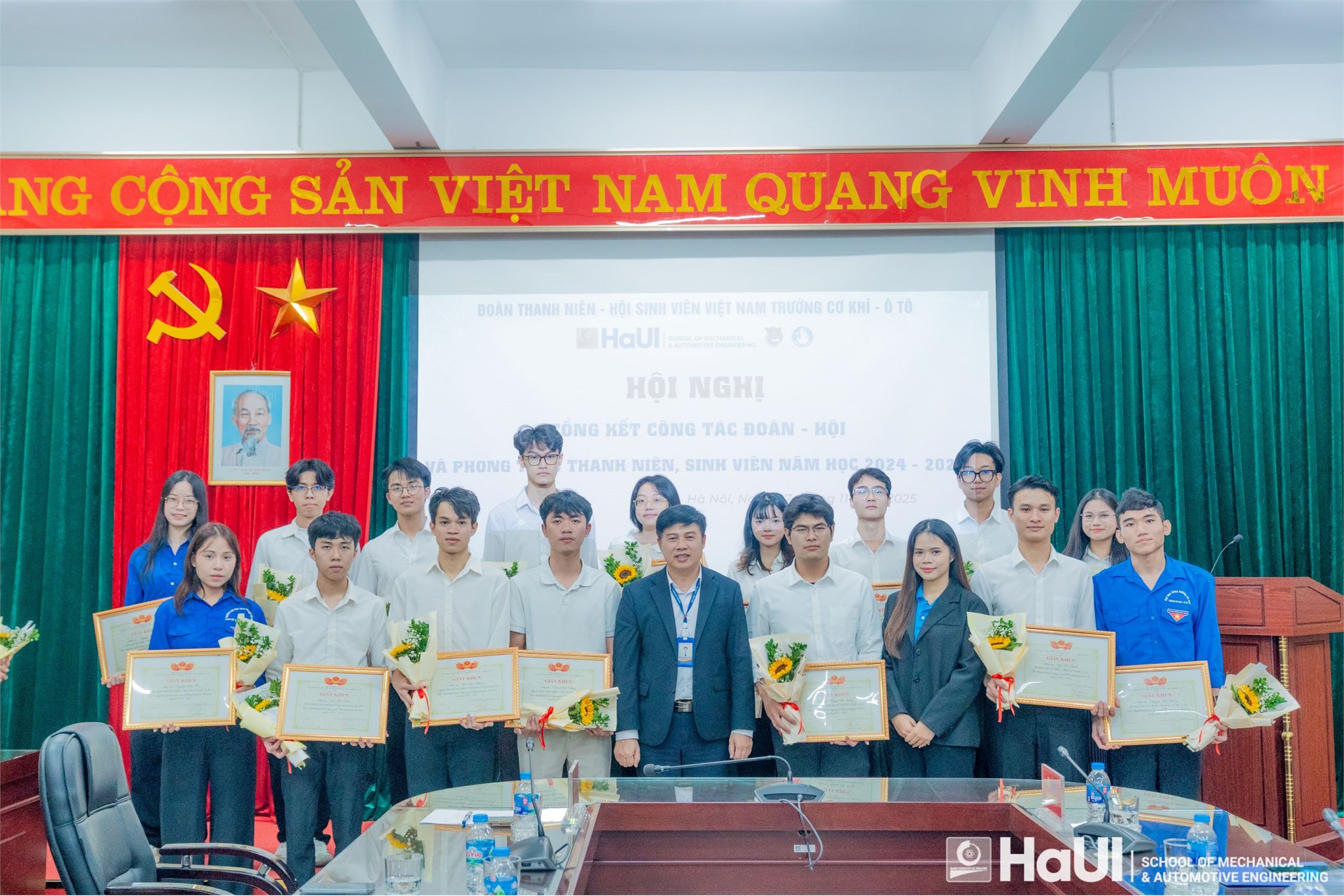 Conference on the Summary of Youth Union Works and Youth and Student Movements of the School of Mechanical Engineering and Automotive Engineering for the 2024–2025 Academic Year