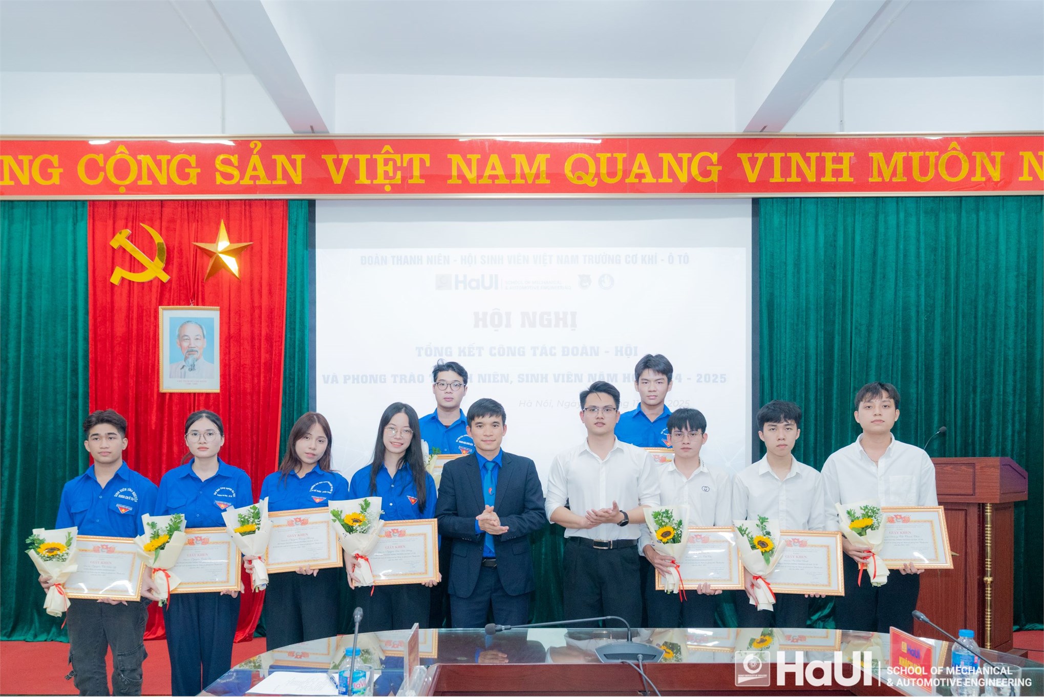 Conference on the Summary of Youth Union Works and Youth and Student Movements of the School of Mechanical Engineering and Automotive Engineering for the 2024–2025 Academic Year