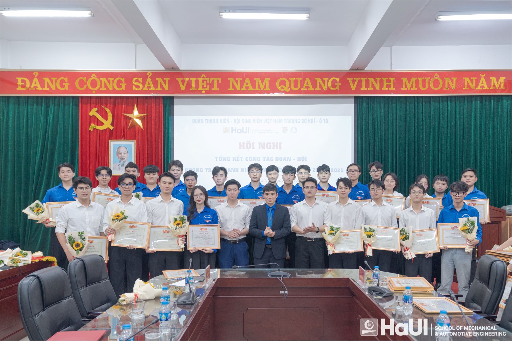 Conference on the Summary of Youth Union Works and Youth and Student Movements of the School of Mechanical Engineering and Automotive Engineering for the 2024–2025 Academic Year
