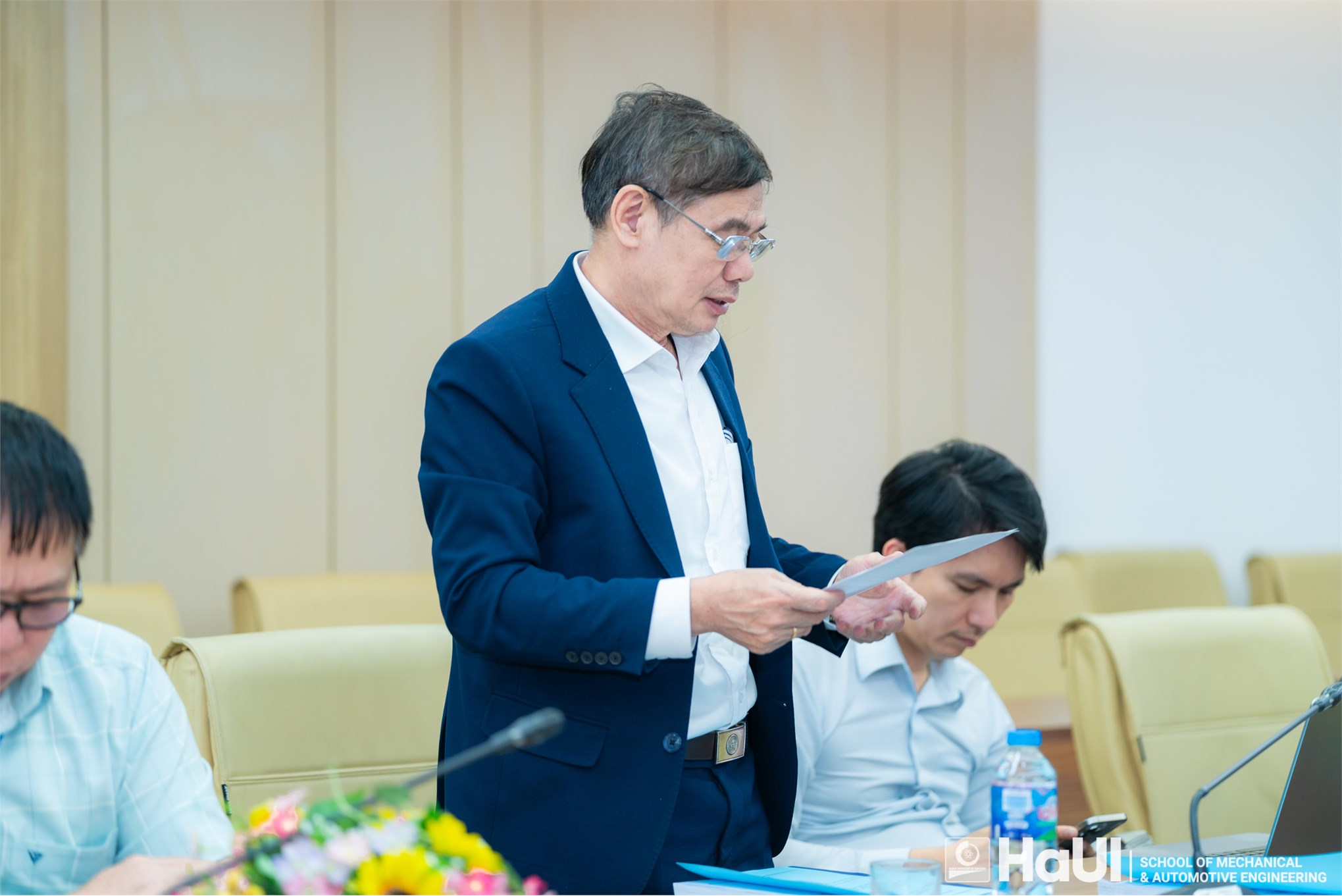 Nghiệm thu đề tài cấp trường: “Thiết kế, chế tạo mô hình động cơ ô tô sử dụng 2 nhiên liệu xăng - khí và hệ thống thu thập các thông số làm việc phục vụ công tác đào tạo”