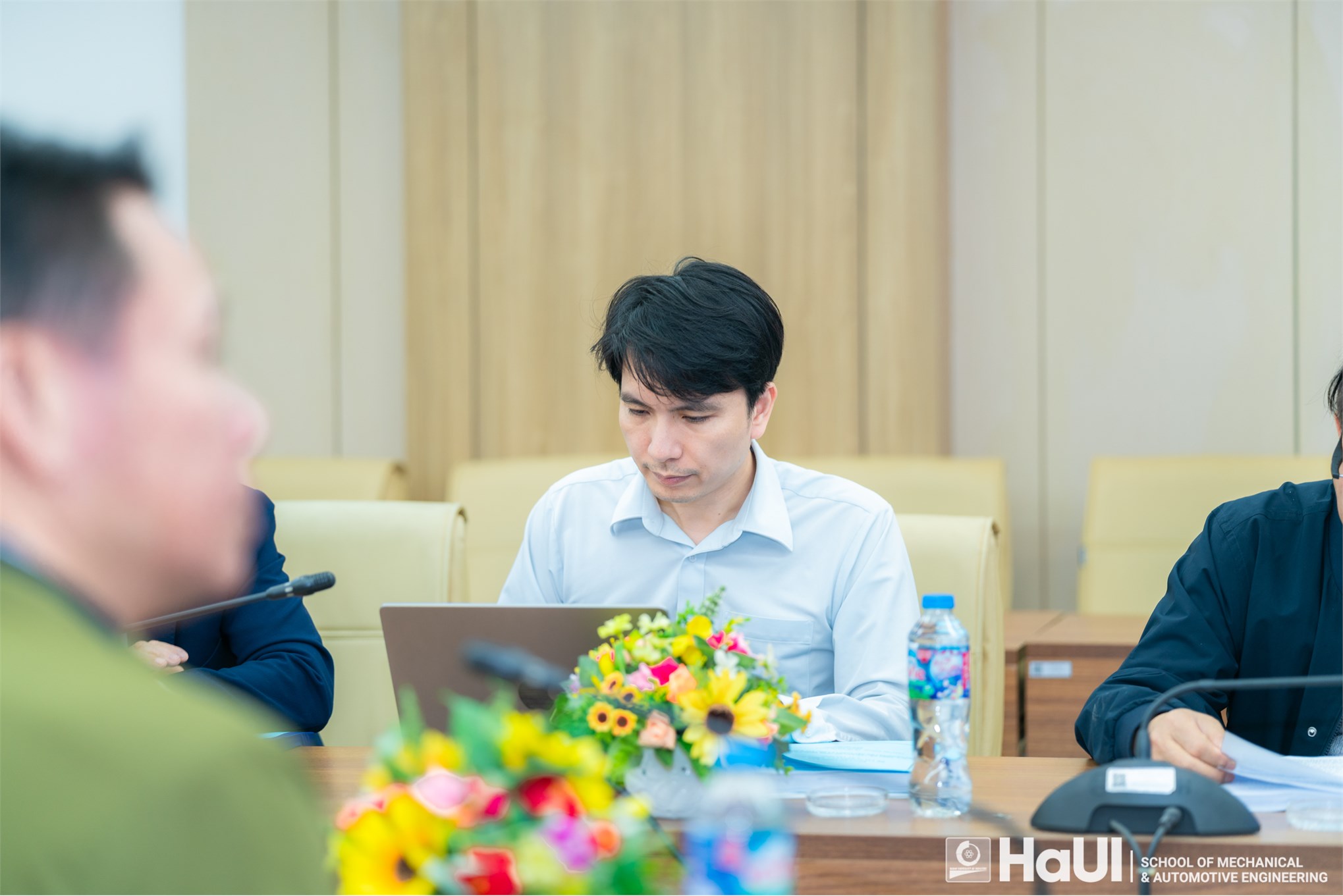 Nghiệm thu đề tài cấp trường: “Thiết kế, chế tạo mô hình động cơ ô tô sử dụng 2 nhiên liệu xăng - khí và hệ thống thu thập các thông số làm việc phục vụ công tác đào tạo”