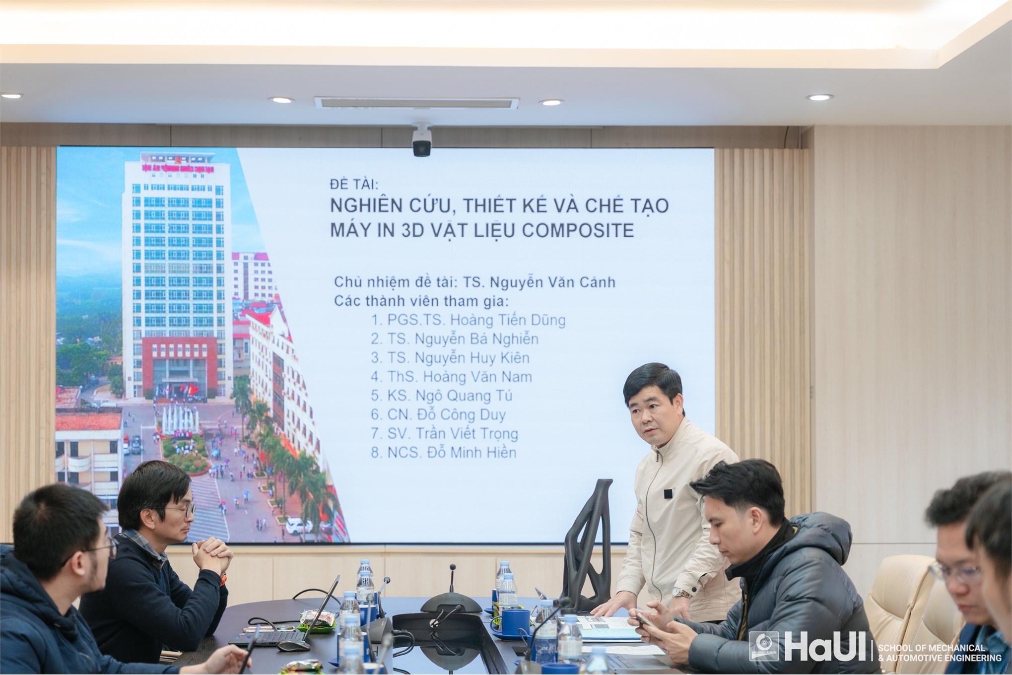 Nghiệm thu đề tài NCKH cấp trường: “Thiết kế và chế tạo máy in 3D vật liệu composite”