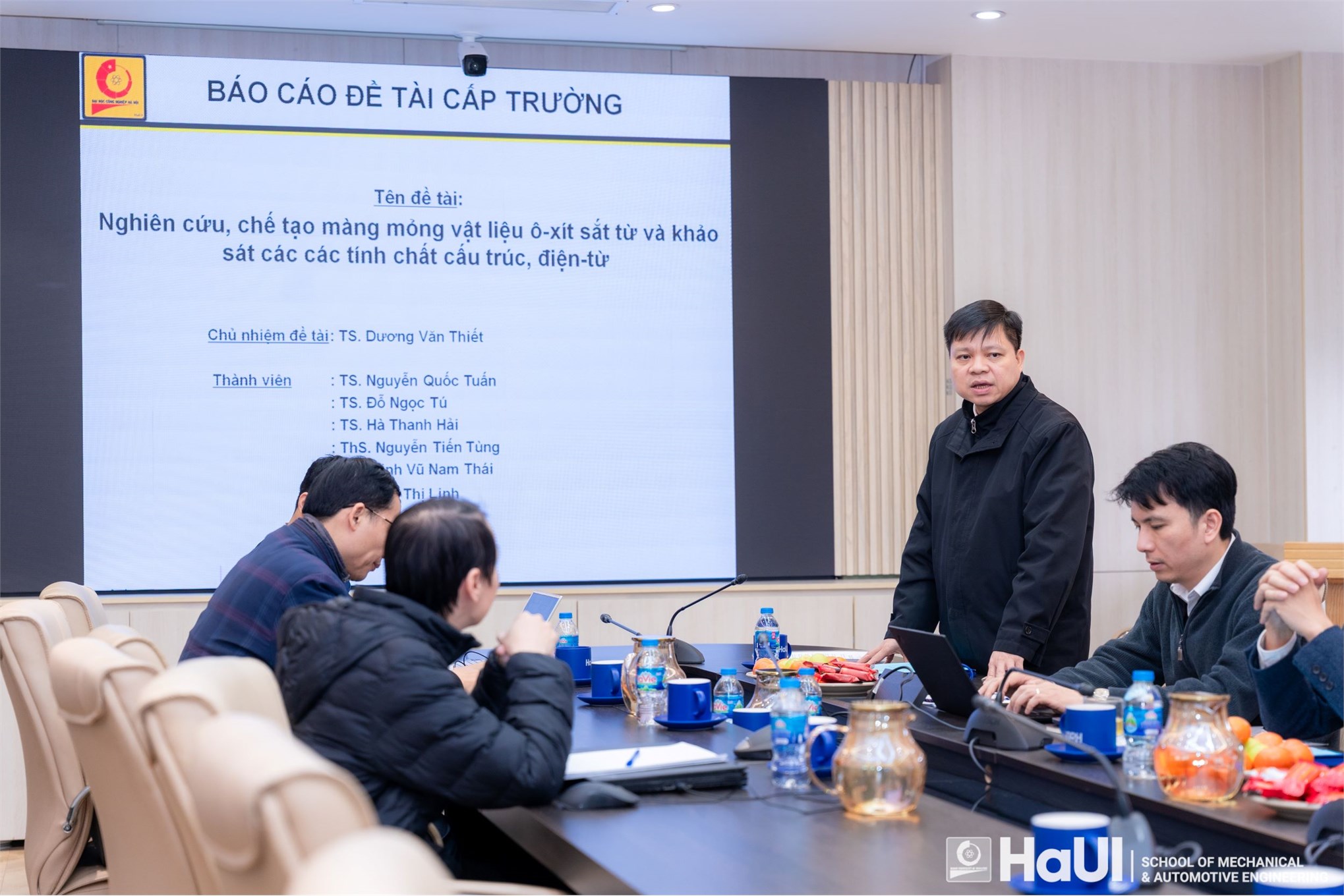 Nghiệm thu đề tài nghiên cứu khoa học cấp trường – Bước tiến trong nghiên cứu vật liệu màng mỏng công nghệ cao