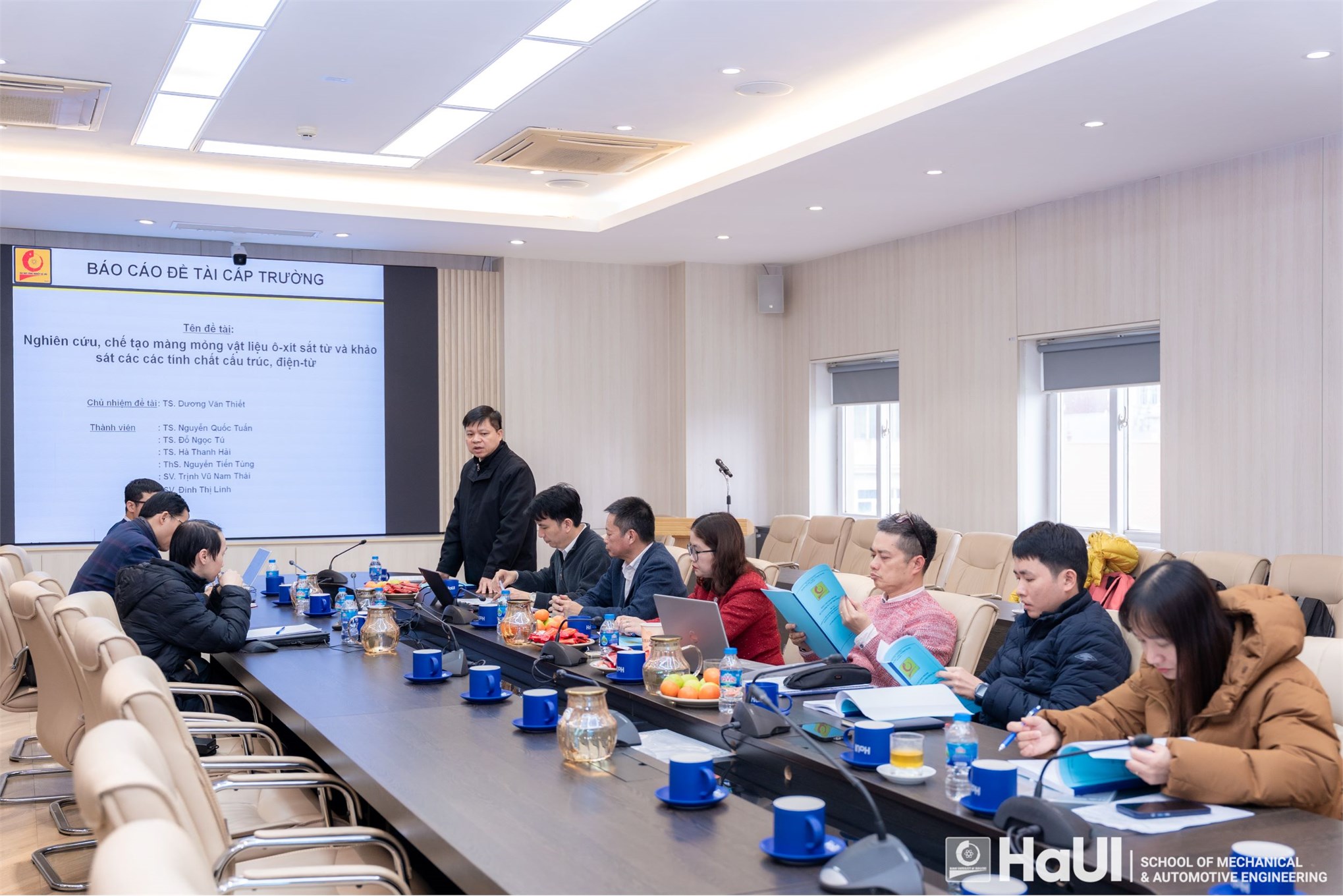 Nghiệm thu đề tài nghiên cứu khoa học cấp trường – Bước tiến trong nghiên cứu vật liệu màng mỏng công nghệ cao