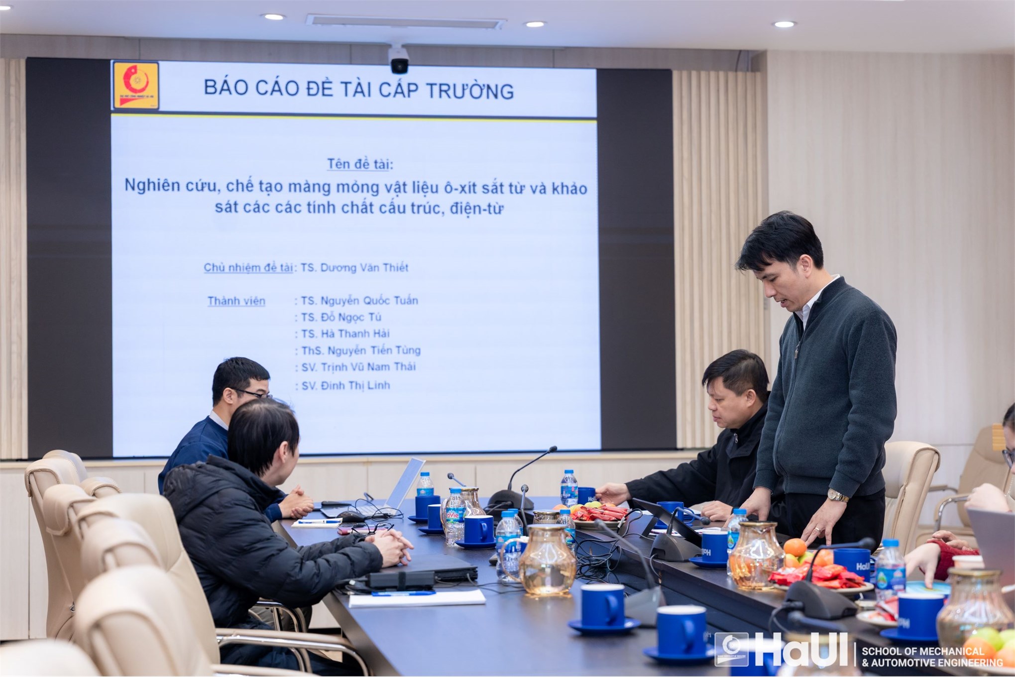 Nghiệm thu đề tài nghiên cứu khoa học cấp trường – Bước tiến trong nghiên cứu vật liệu màng mỏng công nghệ cao