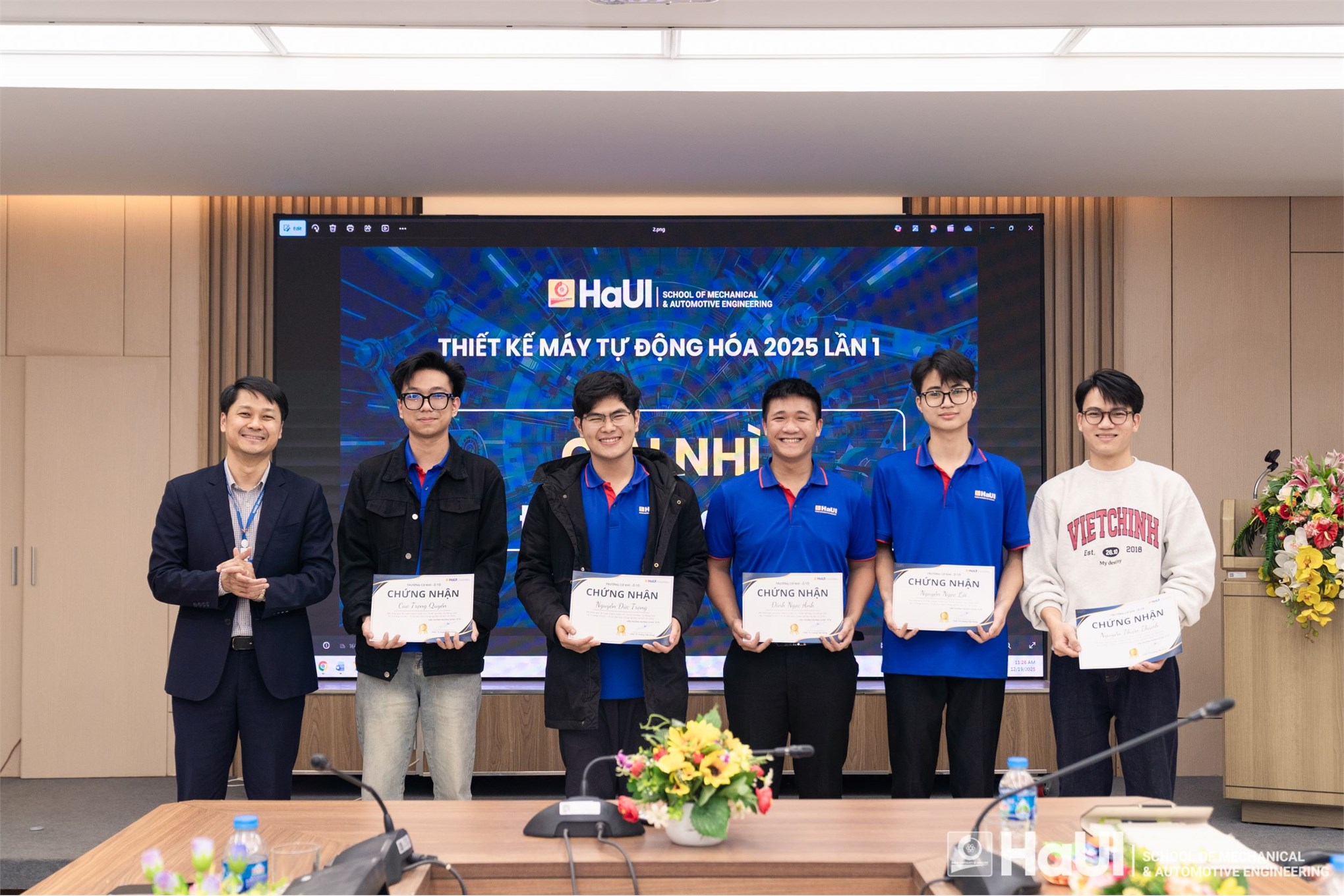 Final Round of the 1st Automation Machine Design Competition of the School of Mechanical and Automotive Engineering