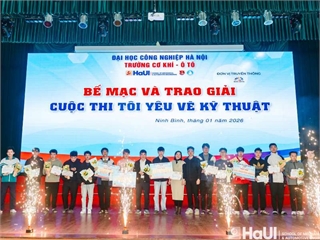 Bế mạc và trao giải cuộc thi “Tôi yêu Vẽ kỹ thuật”