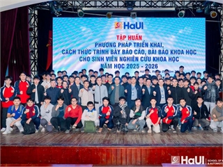 Scientific research methodology training for students of the School of Mechanical and Automotive Engineering in the 2025-2026 academic year