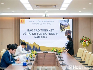 Nghiệm thu cấp cơ sở đề tài nghiên cứu khoa học cấp trường về vỏ compozit cấu trúc phỏng sinh học tích hợp lớp áp điện