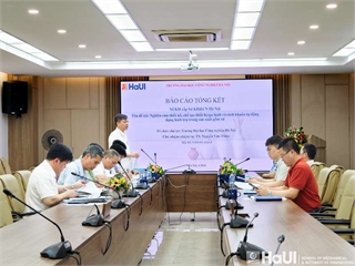 Nghiệm thu cấp cơ sở đề tài KH&CN cấp Thành phố Hà Nội về nghiên cứu thiết kế, chế tạo thiết bị tạo hình và tách khuôn gốm sứ