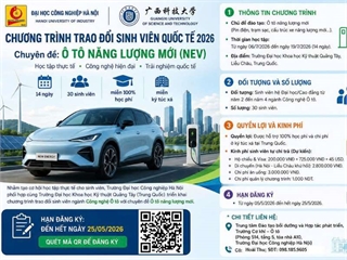 Kế hoạch tổ chức Hội thảo tư vấn trực tiếp về Chương trình trao đổi sinh viên quốc tế tại Liễu Châu, Trung Quốc năm 2026