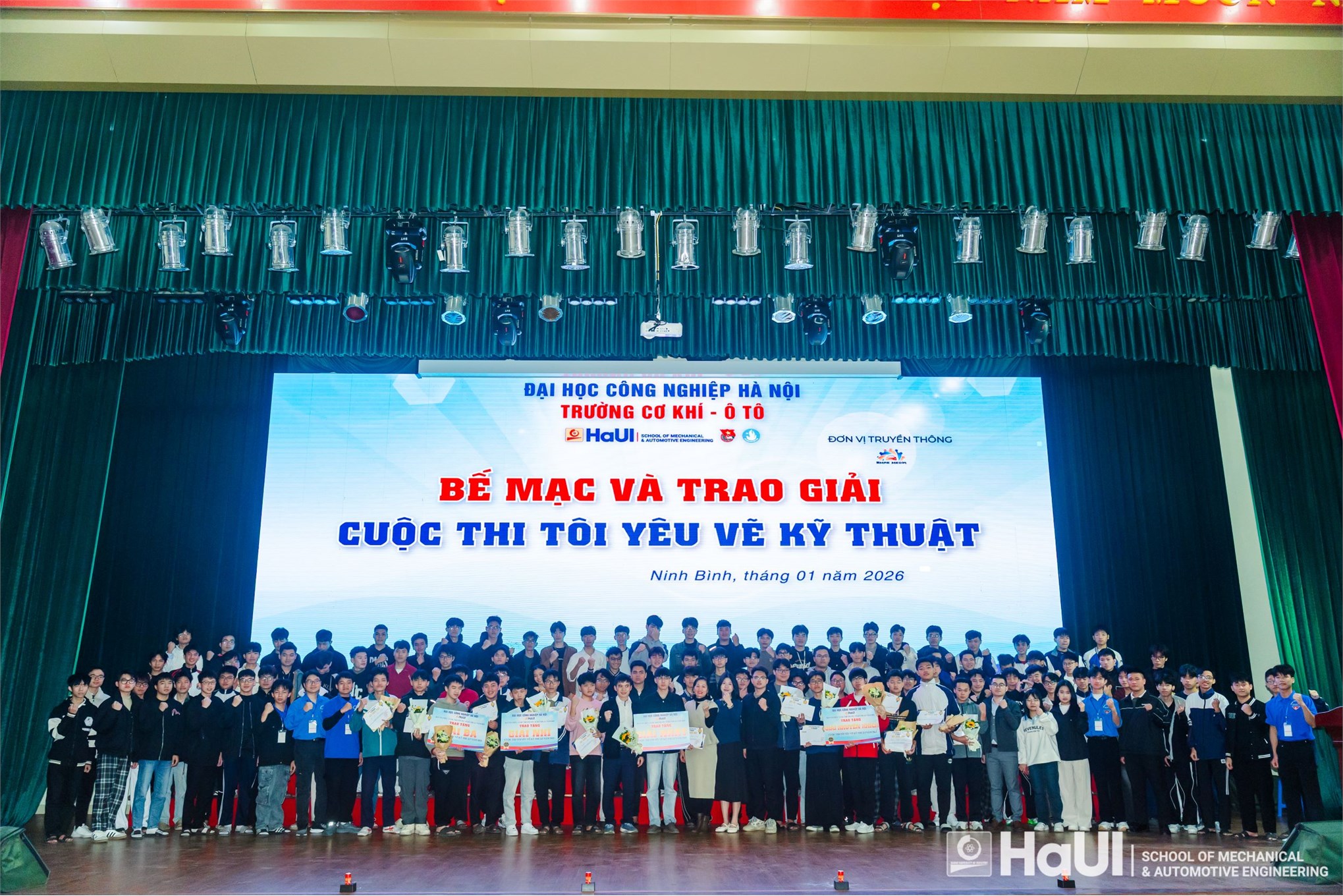 Bế mạc và trao giải cuộc thi “Tôi yêu Vẽ kỹ thuật”