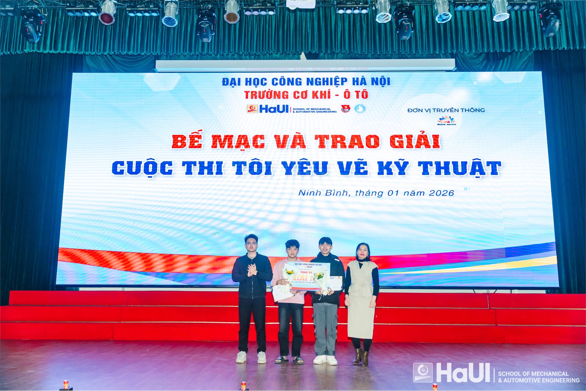 Bế mạc và trao giải cuộc thi “Tôi yêu Vẽ kỹ thuật”