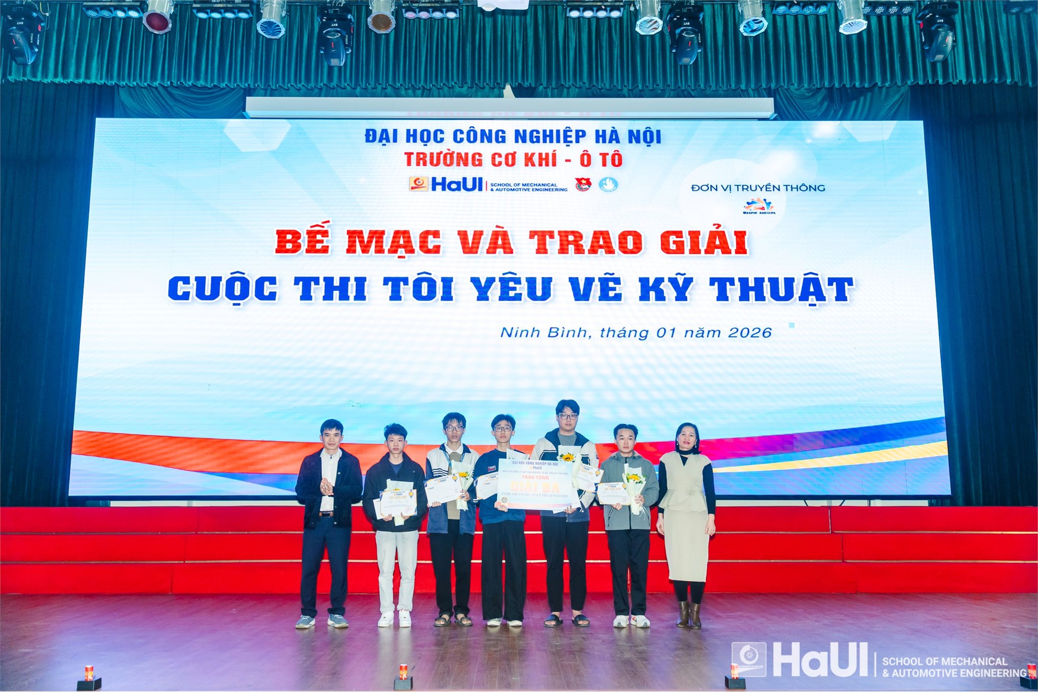 Bế mạc và trao giải cuộc thi “Tôi yêu Vẽ kỹ thuật”