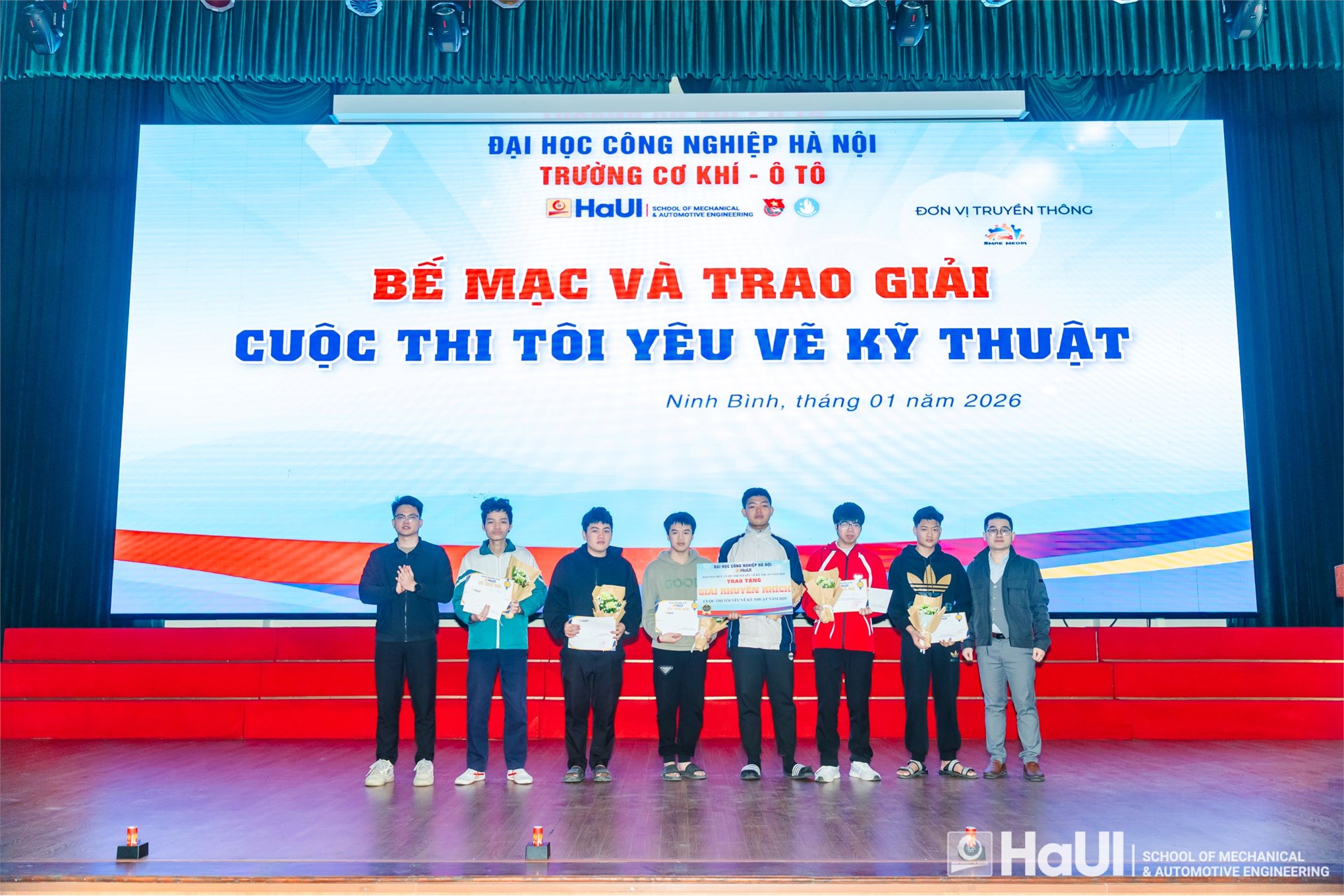 Bế mạc và trao giải cuộc thi “Tôi yêu Vẽ kỹ thuật”