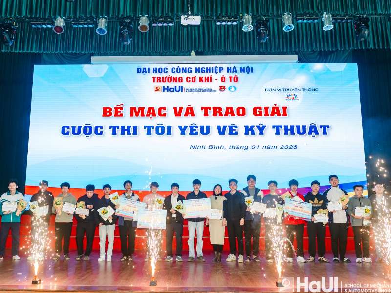 Bế mạc và trao giải cuộc thi “Tôi yêu Vẽ kỹ thuật”