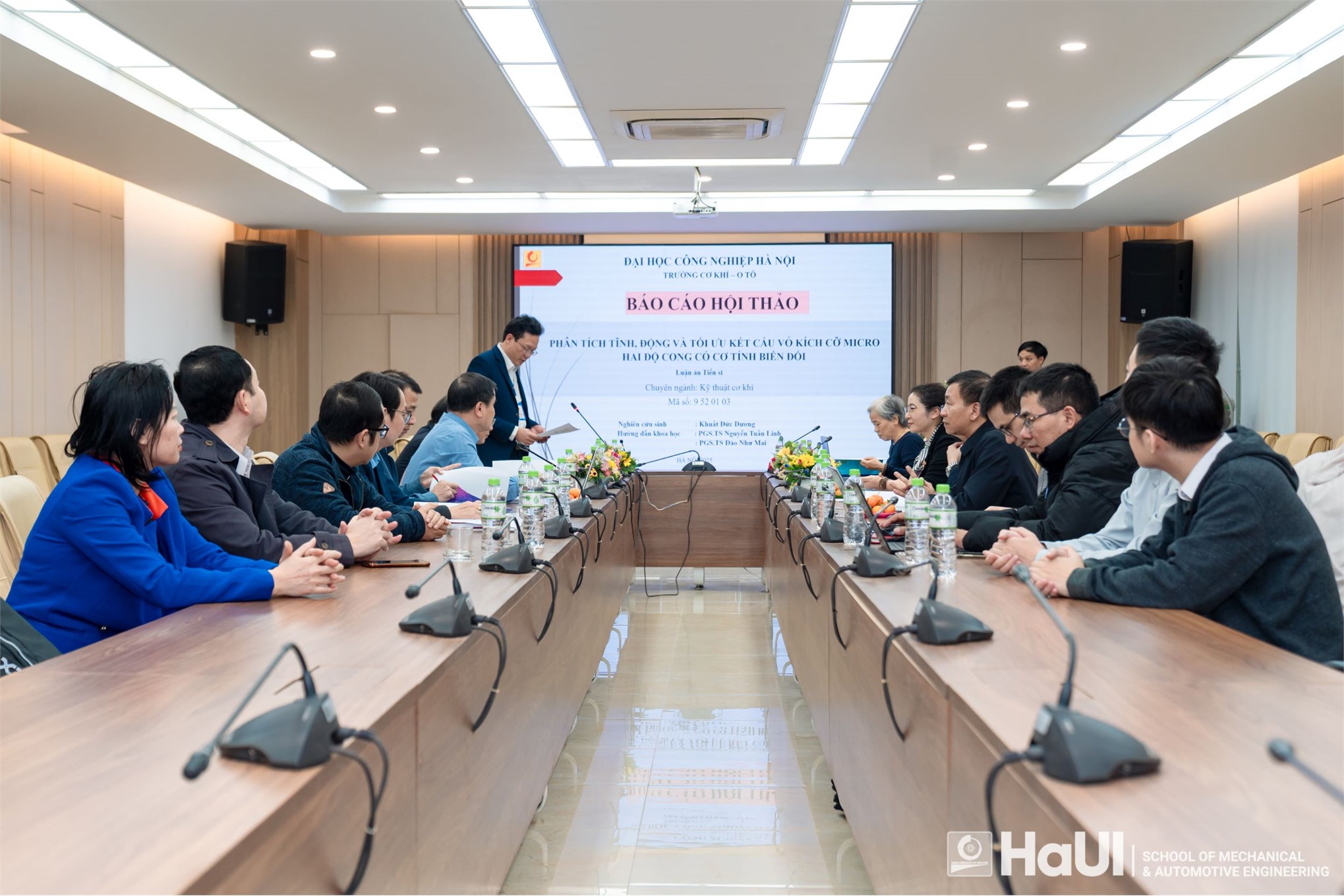 PhD Dissertation Seminar for PhD student Khuat Duc Duong – Mechanical Engineering