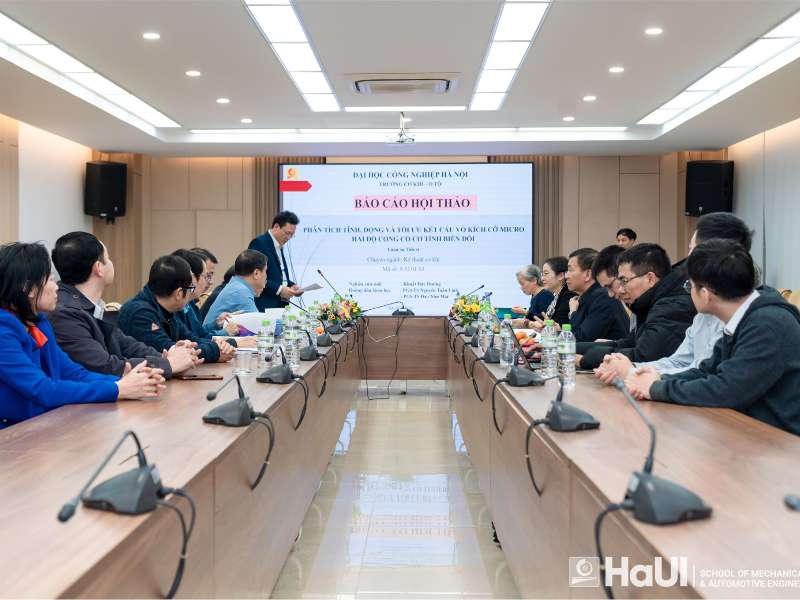 PhD Dissertation Seminar for PhD student Khuat Duc Duong – Mechanical Engineering