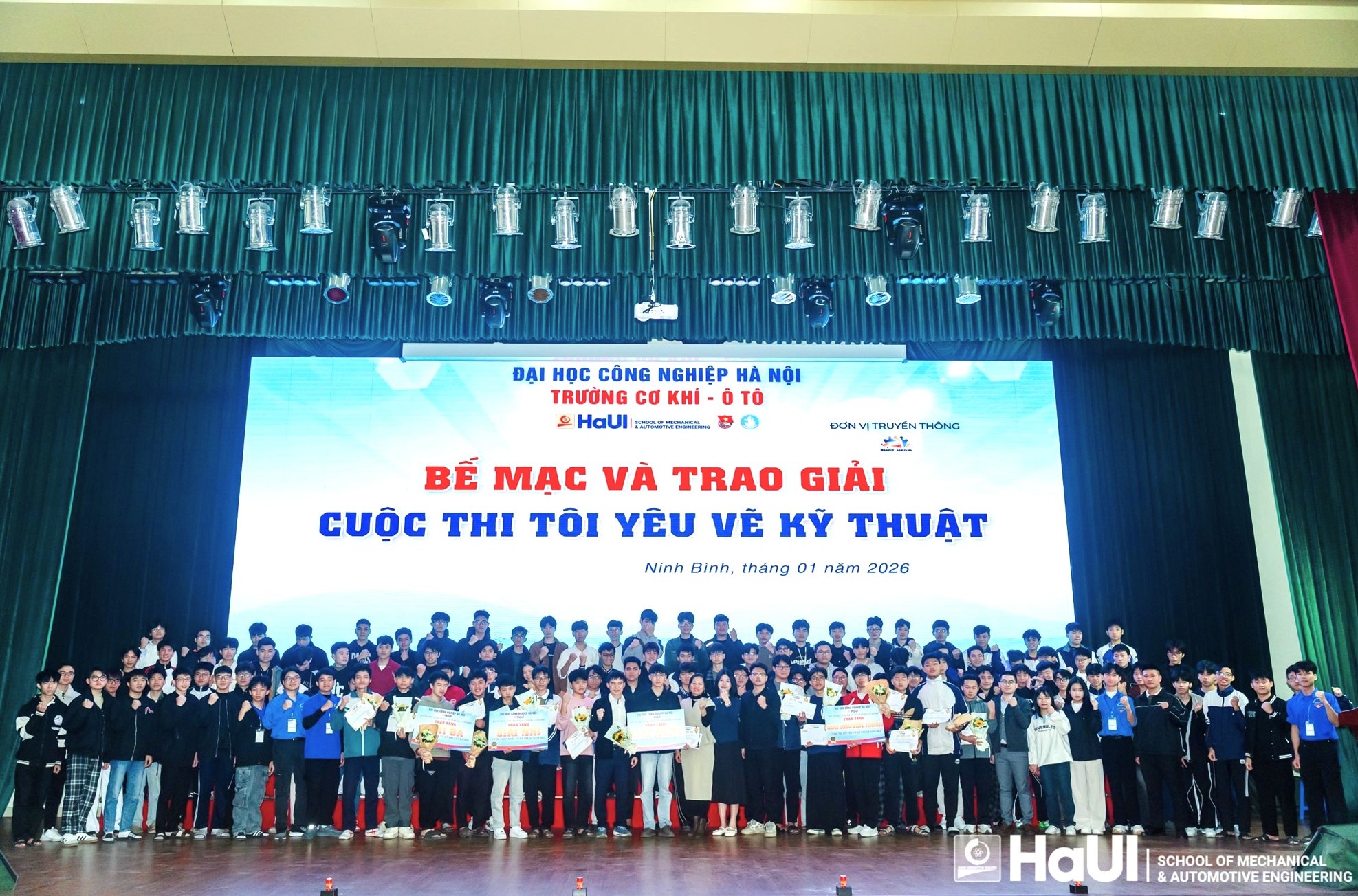 Bế mạc và trao giải cuộc thi “Tôi yêu Vẽ kỹ thuật”